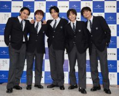 コムドット「5大ドームでライブをしたい」5人での万感歌手デビュー会見でやまとが野望ぶちあげる