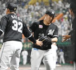 【ロッテ】連敗３で止める　西野勇士が５回１失点粘投「いつもの西野じゃなかったけど」吉井監督