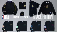 【5月15日(水)】『WIND AND SEA』から“2000s NBA CULTURE BLACK EDITION”がリリース