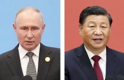 プーチン氏訪中、結束誇示　習氏と会談へ、米欧けん制