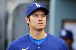 大谷翔平、貴重なオフショットも…隠しきれない「太い腕」　垣間見える隆起が「たまらない」