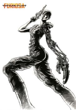 『マッドマックス：フュリオサ』×『北斗の拳』がコラボ　原哲夫の描き下ろしイラスト公開