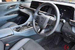 全長5m級！ トヨタが新型「ラージSUV」発売！ 唯一の“上質ブルー内装”で車中泊できる!? 17年ぶり「クラウンエステート」復活！