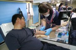 「必要としている人の役に立てれば」　移動採血車市内に　38人が協力／岡山・津山市