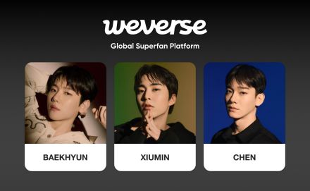 EXO ベクヒョン＆シウミン＆チェン、Weverse公式コミュニティオープンが本日オープン！