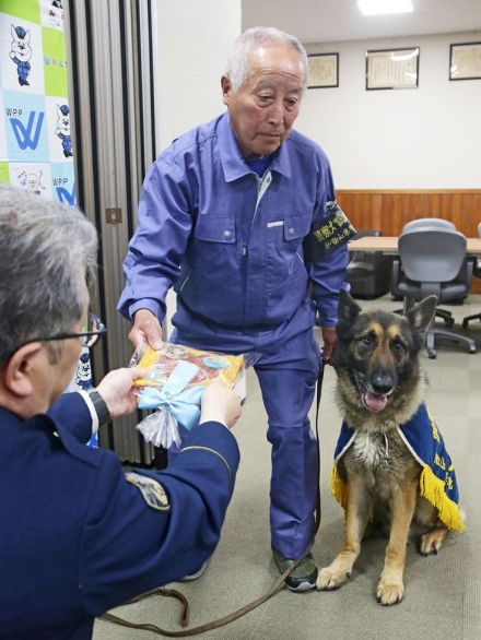 お手柄、警察犬「チヨマル」　行方不明者を無事発見、和歌山・田辺署
