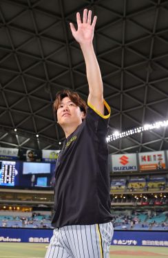 【阪神】西勇輝６回２失点、先発５試合目で今季初勝利「両親の前で勝つことができてよかった」