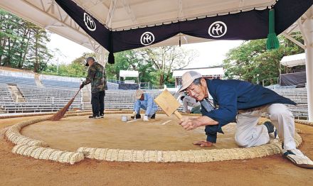 青春の土俵、堂々完成　高校相撲金沢大会