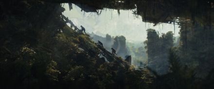 「猿の惑星」5分超の本編映像公開、主人公ノアが森林と化した高層ビルを登る