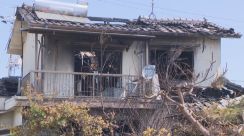 自宅に火をつけ全焼させた疑いで66歳の男を逮捕　警察の調べに対し黙秘　岡山市