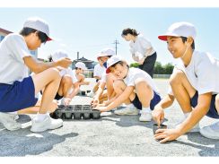 〝心の花〟咲かせよう　龍瀬小で「人権の花」運動開校式　龍郷町