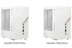 ASRock、ミニPCベアボーン「DeskMini B760/X600」にホワイトモデルを追加