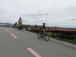 パナソニック サイクルテックがeバイク新商品試乗会　淀川河川公園周辺で乗り心地を体感