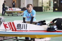 【福岡ボート】21歳・島川海輝　10位で予選突破「もう少し出そうな感じもする」