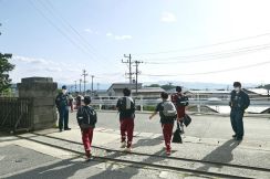 福島県会津若松市で熊目撃　中学校周辺でパトカー巡回