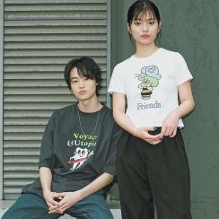 大注目の【窪塚愛流×蒔田彩珠】がシュールTを着て登場！映画『ハピネス』についても語る