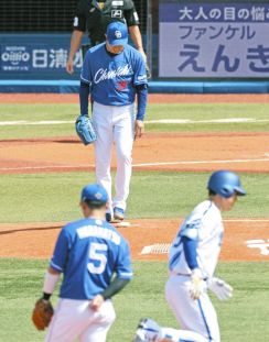 中日、今季2度目の4連敗で借金ワースト『5』に…2試合連続の“1点差負け”、投手・中川颯に2ラン献上の松葉が3敗目