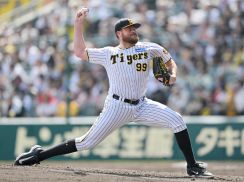 存在感示したビーズリー　来日2年目右腕が力投―プロ野球・阪神