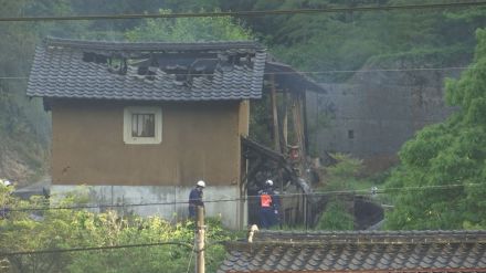 【続報】空き家で火災　母屋と作業場など3棟焼ける　けが人なし