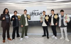 武尊と松倉信太郎の「Team Vasleus」に野杁正明、与座優貴、寺田匠、渡辺雅和トレーナーが新加入！武尊「全員がフリーで、どこの団体、どこの国でも戦える。本当の世界最強を証明するためにみんなでベルトを獲りに行く」