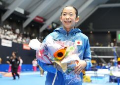 中村遥香はＮＨＫ杯４位で初五輪　チーム最年少で代表入り「１６歳をいい年にしたい」／体操