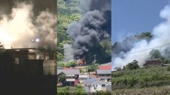 【長崎】佐世保市で３件の火災相次ぐ…住宅２棟、倉庫など焼く