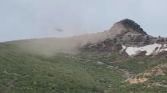 山開きの安達太良山で登山女性けが　福島県消防防災ヘリが救助　福島・二本松市　