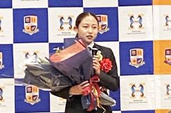 【競泳】19歳・三井愛梨　五輪壮行会で意気込み「少しビッグマウスにはなりますが…」