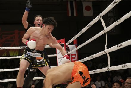 【RISE】対戦相手が二転三転する不運に見舞われた大﨑孔稀が元ラジャ王者にKO勝ち