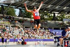 世界パラ陸上 松山市出身の石山大輝選手が男子走り幅跳びで「銀」日本新記録