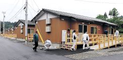 仮設、新たに完成　集会所設け住民交流促進　輪島・三井