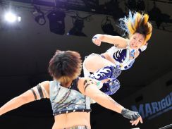 【マリーゴールド】ＭＩＲＡＩ　旗揚げ戦でＣＨＩＡＫＩに快勝「トップを目指していく」