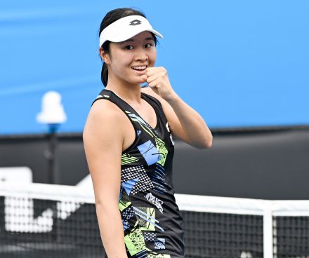 齋藤咲良 グランドスラム初挑戦で勝利、完勝で全仏OP予選2回戦へ＜女子テニス＞