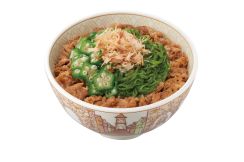 すき家「めかぶオクラ牛丼」5月28日発売、“ねばっ、とろっ”食感の初夏にぴったりなメニュー、「たっぷりめかぶ牛丼」「山かけめかぶオクラ牛丼」も販売