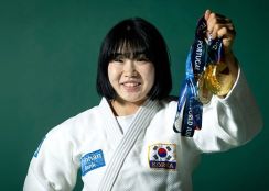 在日韓国人の許海実、韓国女子柔道３０年ぶり世界選手権で金メダル