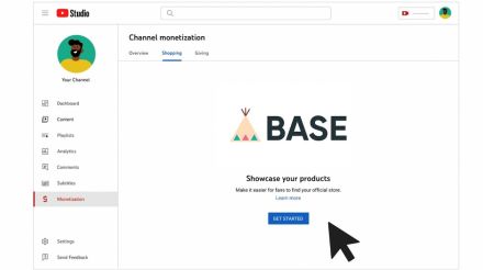 「BASE」がYouTubeのショッピング機能に対応、商品の宣伝動画とネットショップを一元管理