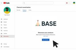 YouTube ショッピング、「BASE」利用可能に