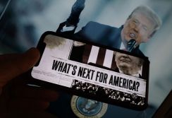 トランプ氏陣営、大統領選に向けた動画にナチズム想起の表現