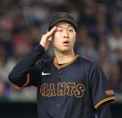 巨人・山崎伊織　8回途中1失点好投も5勝目ならず　0―0の7回、田中にプロ1号ソロ被弾