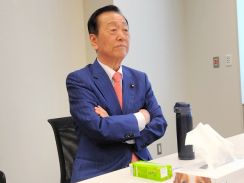 立憲・小沢氏「大金持ちしか政治できなくなる」　規正法議論を批判