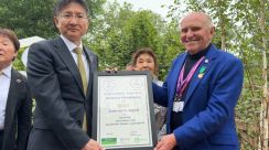イギリスの権威ある園芸コンテストで新潟・見附市が受賞　イギリス国外の受賞は初　市長らが喜びを語る