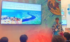 福岡の高校生、世界水フォーラムで発表　地元河川の環境改善訴える　インドネシア