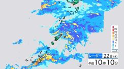 奄美大島・龍郷町に大雨洪水警報　1時間40ミリの激しい雨観測