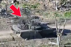 「そりゃ致命的だわ…」戦車の弱点にドローン突入 ロシア戦車が四散する瞬間