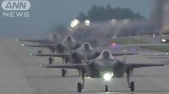 韓国空軍が夜間飛行訓練を公開　北朝鮮をけん制