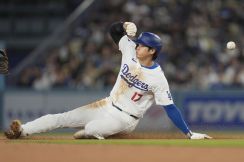 大谷翔平、今季３度目の１試合２盗塁でメジャー通算９９盗塁　ドジャース連勝止まるも「足」で存在感