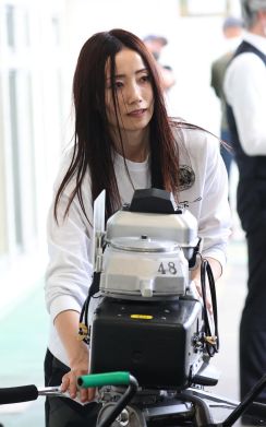 【ボートレース】浜田亜理沙が２着３本で奮闘中「旦那に教えてもらい良くなった」／多摩川ＳＧ