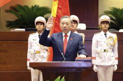 ベトナム公安相、国家主席に就任　「社会主義志向の高所得国家へ」