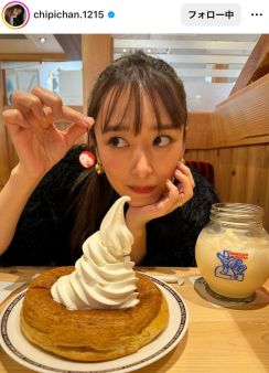 第３子妊娠の近藤千尋、健診の後は「ずーっと大好きな」カフェでスイーツ！「かわいすぎーー」と反響