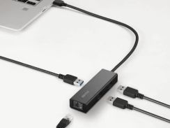 USB Type-A×3ポートも備えるUSB LANアダプター「LUD-U3-CU101」、バッファローが発売